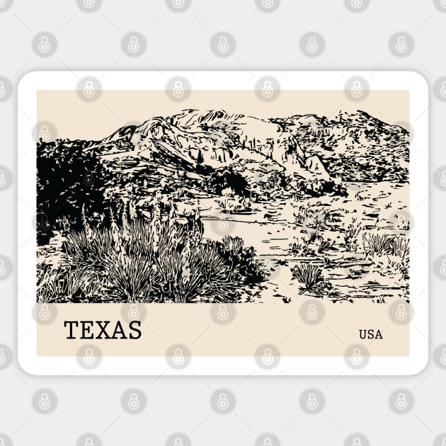 Texas USA Sticker by Lakeric